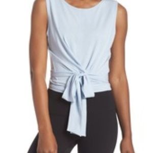 Zella Wrap it Up Yoga Tank, NWT Blue Size XS
